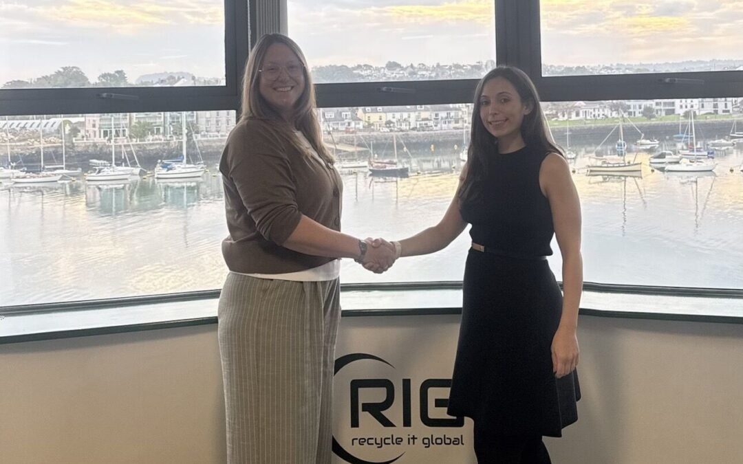 Communications Director Philippa Sherrell and Marketing Manager Judith Ball at RIG HQ
